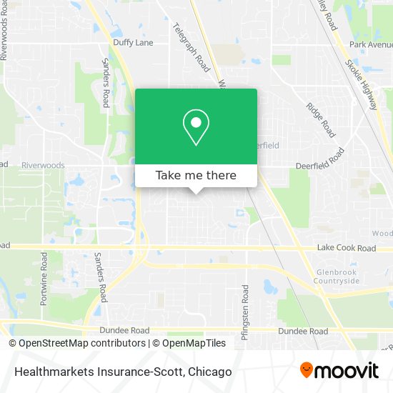 Mapa de Healthmarkets Insurance-Scott