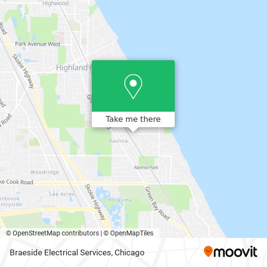 Braeside Electrical Services map