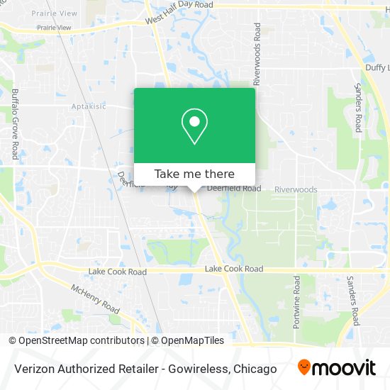 Verizon Authorized Retailer - Gowireless map