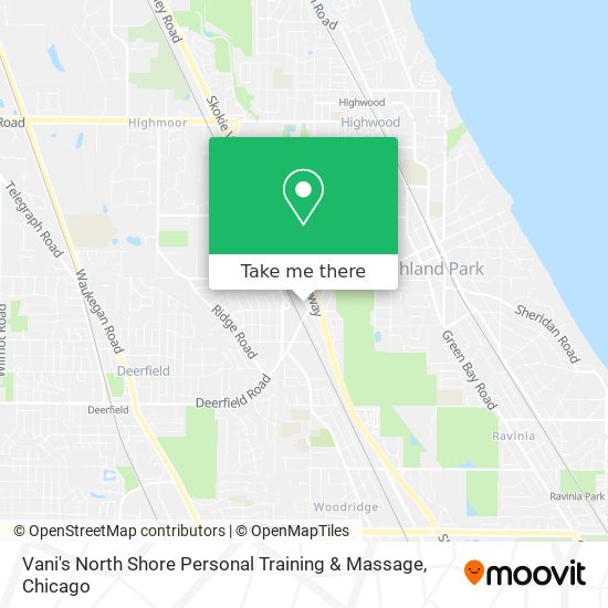 Vani's North Shore Personal Training & Massage map