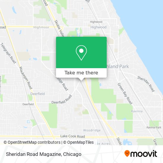 Mapa de Sheridan Road Magazine