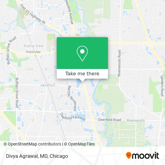 Divya Agrawal, MD map