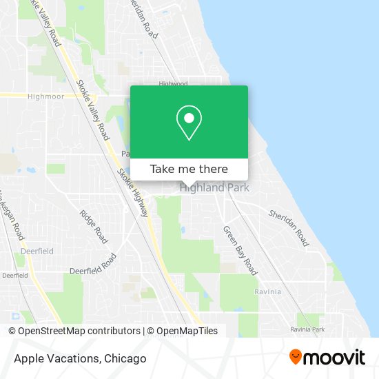 Apple Vacations map