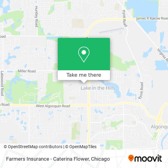 Mapa de Farmers Insurance - Caterina Flower