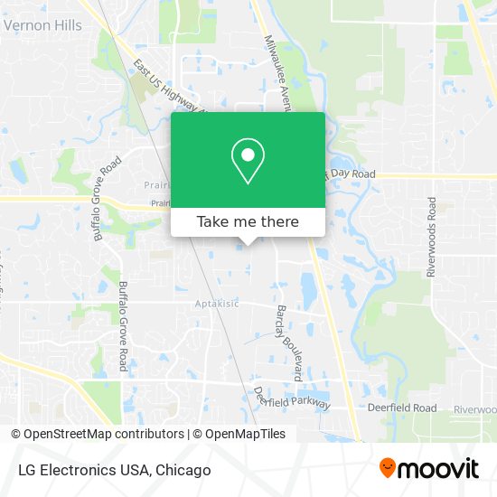 LG Electronics USA map