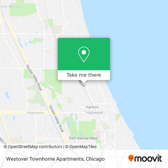 Westover Townhome Apartments map