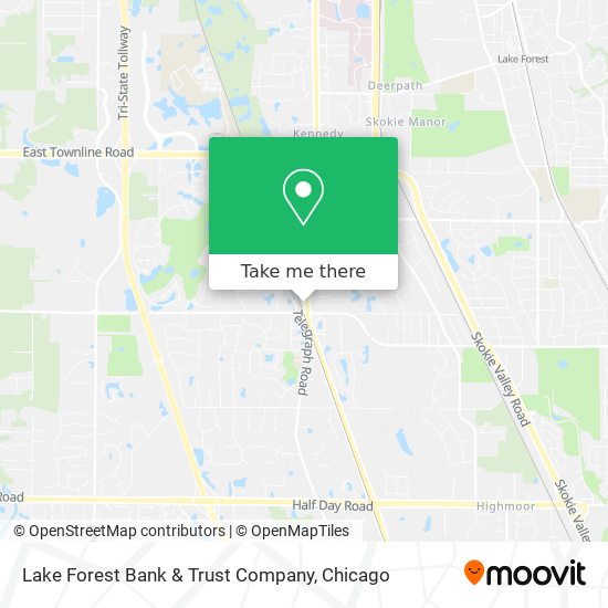 Mapa de Lake Forest Bank & Trust Company