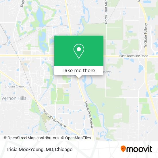 Mapa de Tricia Moo-Young, MD