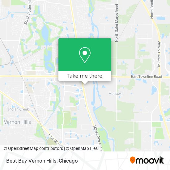 Mapa de Best Buy-Vernon Hills