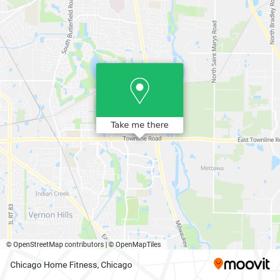 Chicago Home Fitness map
