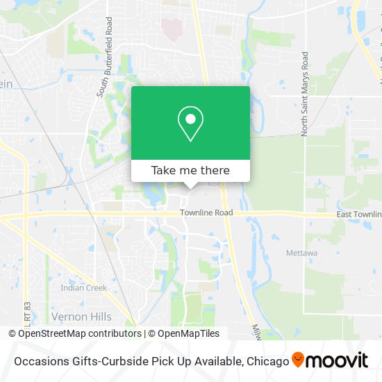Occasions Gifts-Curbside Pick Up Available map