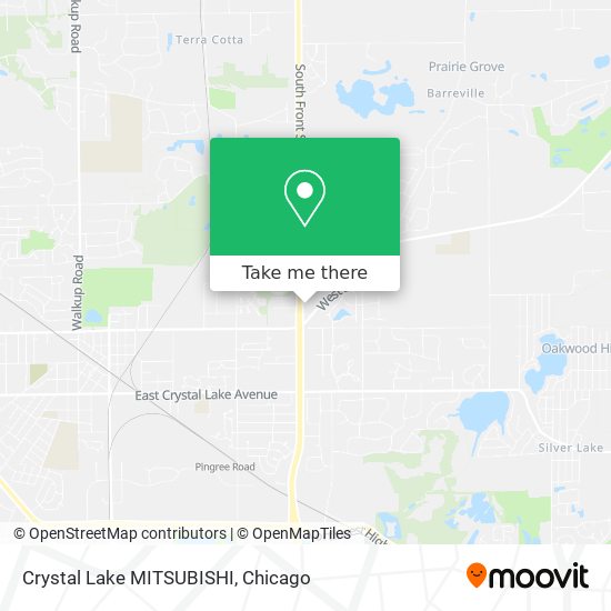 Crystal Lake MITSUBISHI map