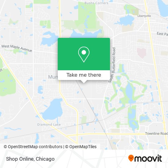 Shop Online map