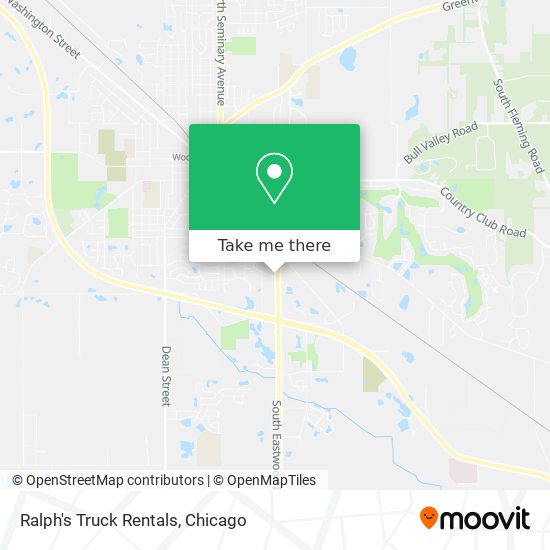 Ralph's Truck Rentals map