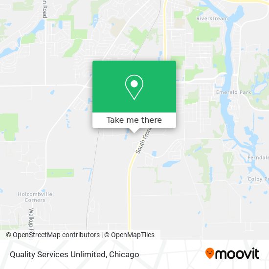 Quality Services Unlimited map