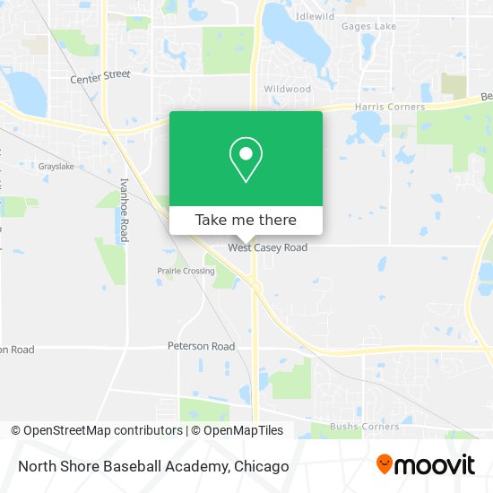 North Shore Baseball Academy map