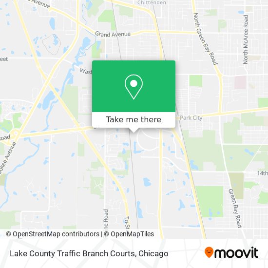 Mapa de Lake County Traffic Branch Courts