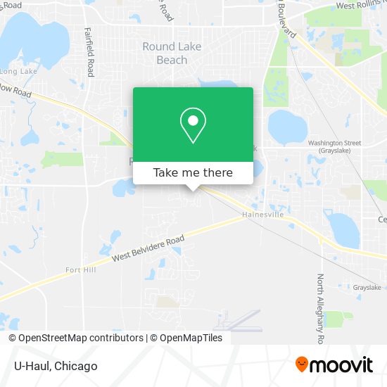 U-Haul map