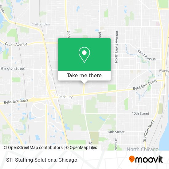 STI Staffing Solutions map