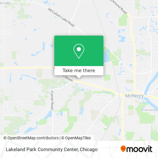 Lakeland Park Community Center map