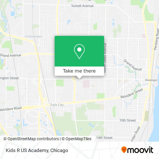 Kids R US Academy map