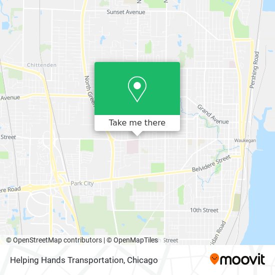 Helping Hands Transportation map