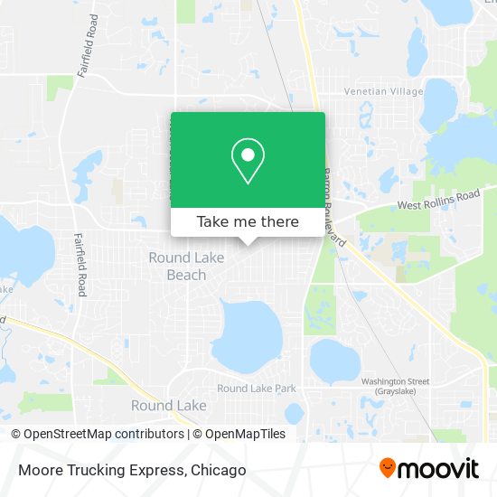 Mapa de Moore Trucking Express