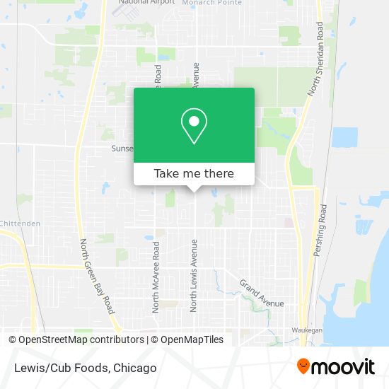 Lewis/Cub Foods map