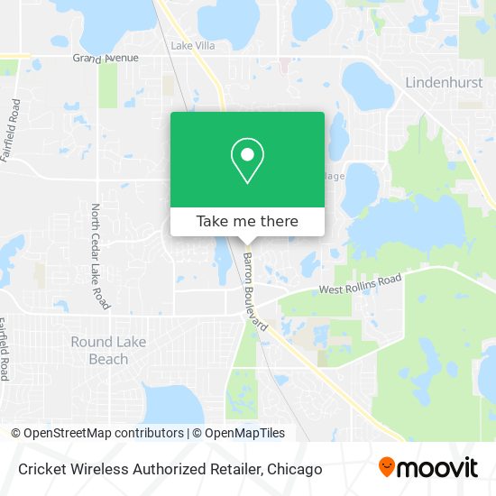 Mapa de Cricket Wireless Authorized Retailer