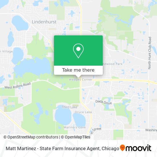 Mapa de Matt Martinez - State Farm Insurance Agent