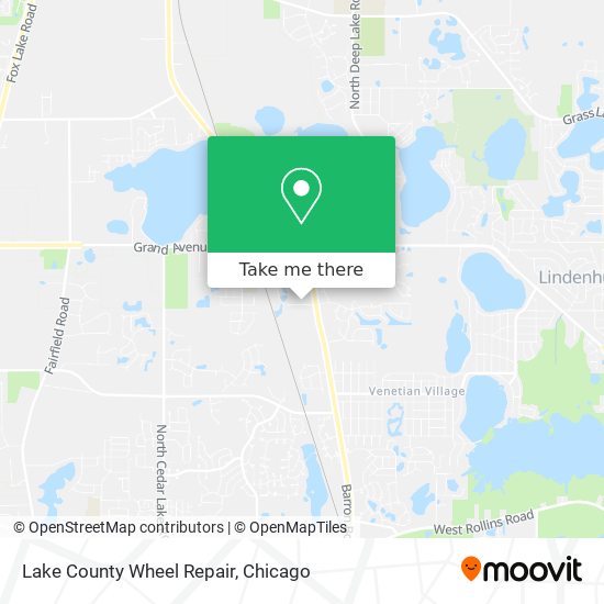 Lake County Wheel Repair map