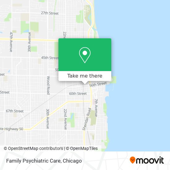 Family Psychiatric Care map