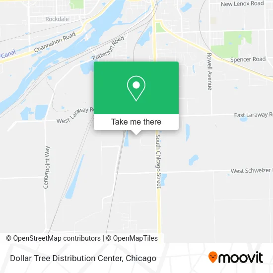Dollar Tree Distribution Center map