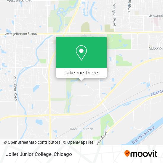 Mapa de Joliet Junior College