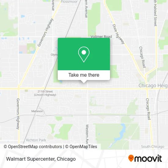 Walmart Supercenter map