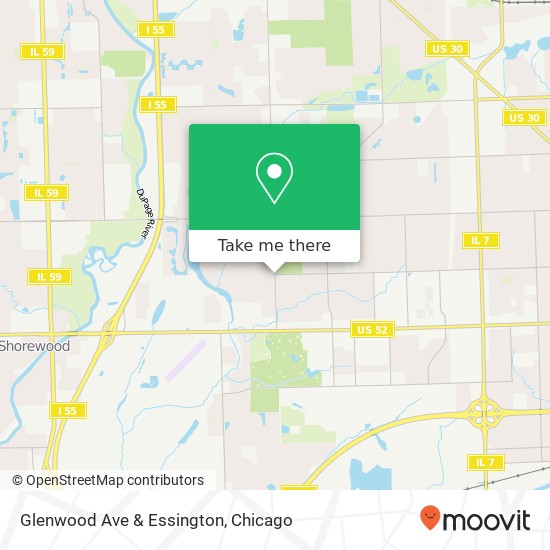Glenwood Ave & Essington map