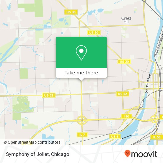 Symphony of Joliet map