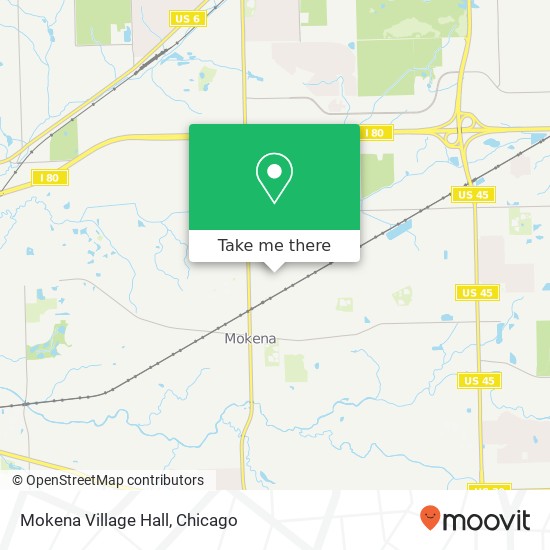 Mapa de Mokena Village Hall