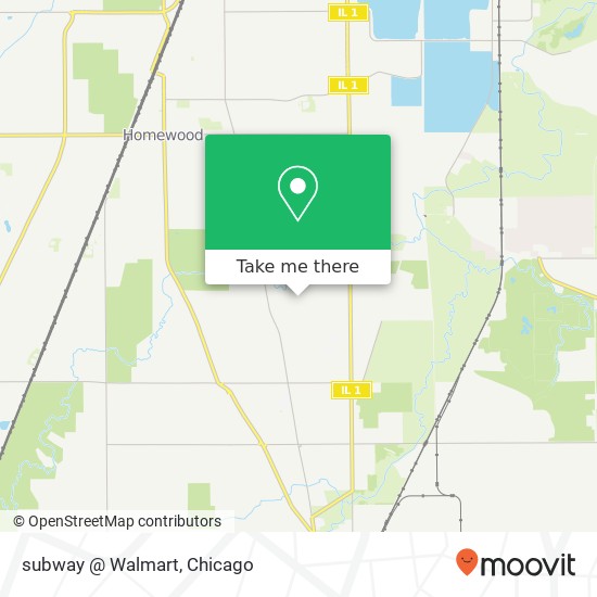 subway @ Walmart map