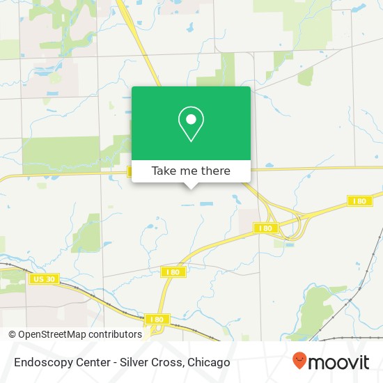 Endoscopy Center - Silver Cross map