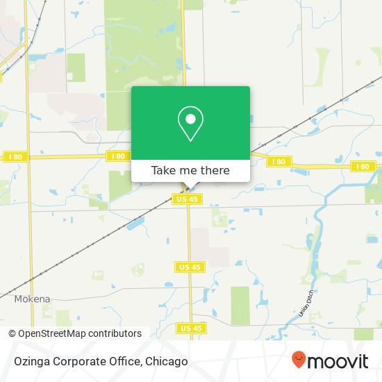 Mapa de Ozinga Corporate Office