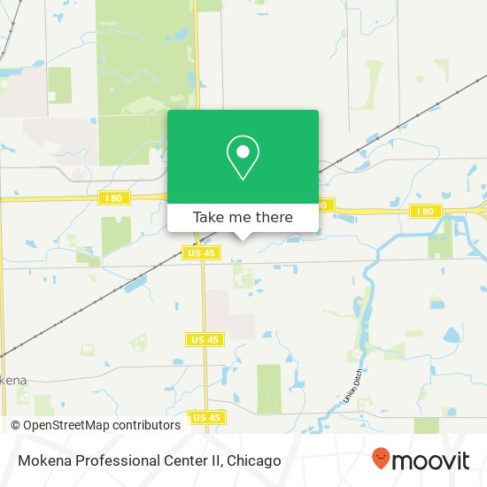 Mokena Professional Center II map