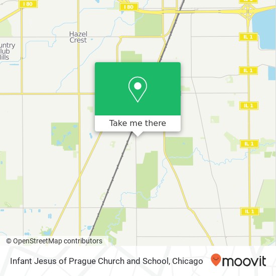 Mapa de Infant Jesus of Prague Church and School