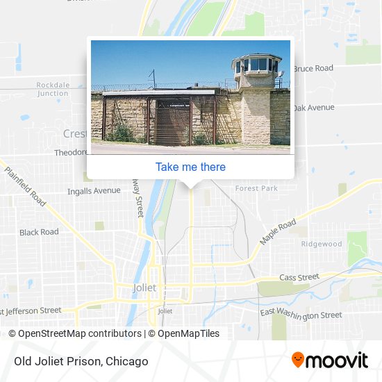 Mapa de Old Joliet Prison