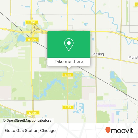 GoLo Gas Station map