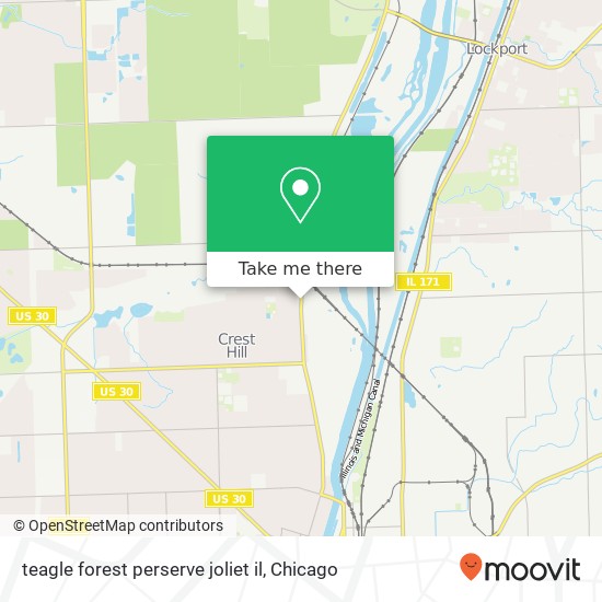 teagle forest perserve joliet il map