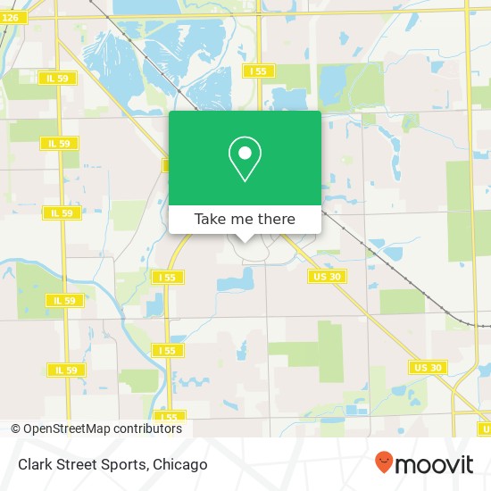Mapa de Clark Street Sports