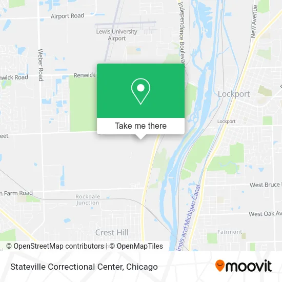 Stateville Correctional Center map