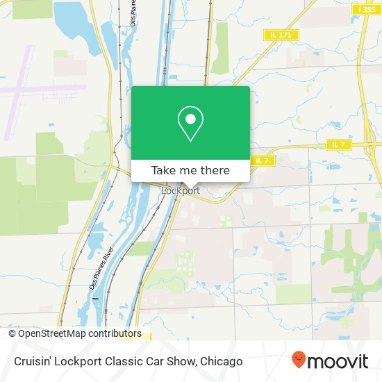 Mapa de Cruisin' Lockport Classic Car Show