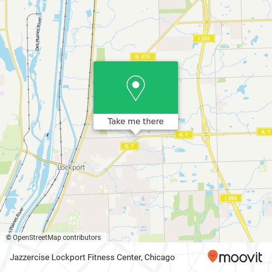 Jazzercise Lockport Fitness Center map